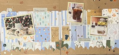 Baby Shower
October 20 challenge metal and layers
Keywords: metal sequins;buttons;baby;flags