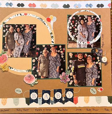 Baby
September 23 Island Challenge
Keywords: circles;banner;flowers;tan;ballonos;buttons;string