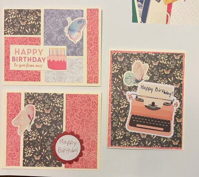 Birthday cards
December card challenge
