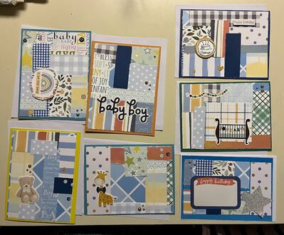 scrap cards
cards made with scraps
