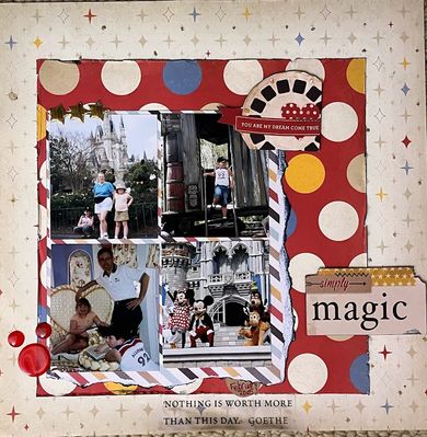 Magic
Jan 8th sketch challenge
Keywords: Disney;torn edges;vellum
