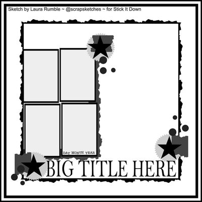 January Monday sketch
Sketch from Stick it Down
