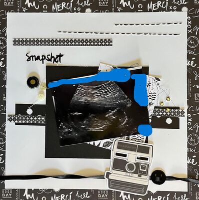 Snapshot
Jan 3 Challenge
Keywords: black and white;paper strips;buttons;enamel dots;stickers;brads;ribbon;thread;camera