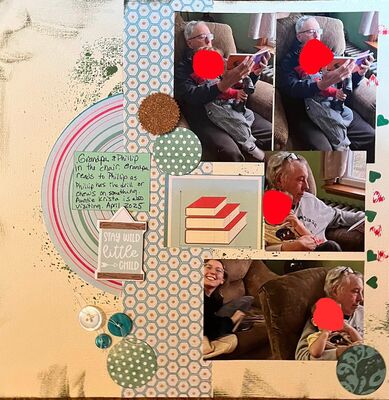 Stay Wild little child
July 14 sketch challenge
Keywords: circles;hearts;buttons;cork;ink