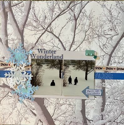 Winter
Jan 1/24 challenge
Keywords: sketch;winter trees;snowflakes;glitter;arrow;star;brads