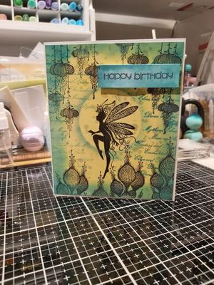 card with no patterned paper
