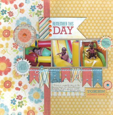 Remember This Day - November 7th Challenge
Older photos of sweet granddaughter Kaylee at the bouncy house for her cousins' birthday party.
Keywords: My Minds Eye