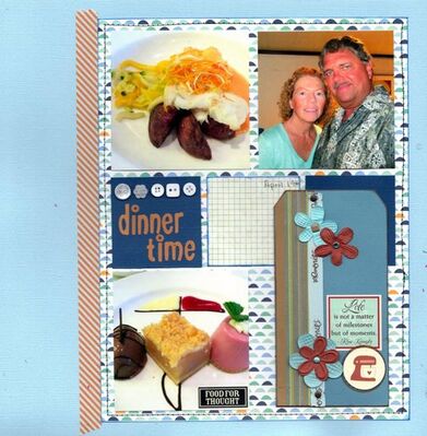 Dinner Time - September 14th Challenge
Photos of DH and I and dinner one evening aboard the Royal Princess Ship.

Keywords: Bella Blvd.