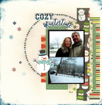 Cozy Wintertime January 8th Challenge
Photo of DH and I. 
Keywords: Simple Stories
