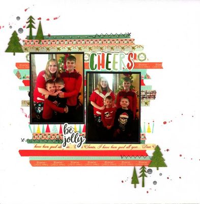 Cheers - June 2nd Challenge
Photos of grandkids Sydney, Nate, Evan, and Travis. (Christmas 2020)

Keywords: Eyelet Outlet