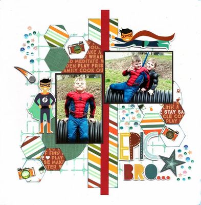 Epic Bro - January 27 Challenge
Photos of sweet grandsons Travis and Evan playing Super Heroes, March 2020.

Keywords: Photoplay