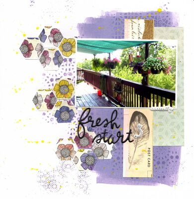 Fresh Start - June 15th Challenge
Photo of some of the flowers and wind chimes on our deck, June 2024. Each Summer I think of it as a Fresh Start to get all new hanging baskets.

Keywords: American Crafts