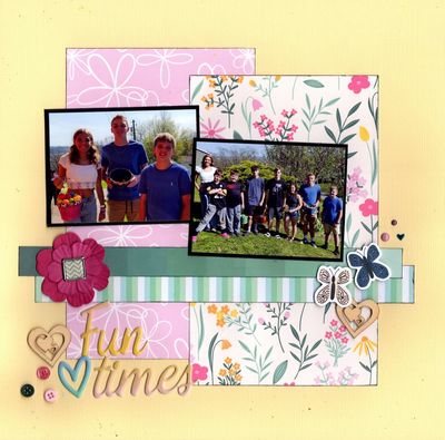 Fun Times - May 13th Challenge
Photos of the grandkids at our Easter Egg Hunt, March 2024.
Keywords: Pinkfresh Studio