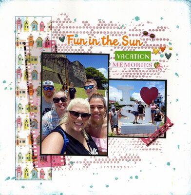 Fun in the Sun - May 16th Challenge
Photos of daughter Michelle and her family at San Juan, PR on their April 2025 cruise.
Keywords: Carta Bella