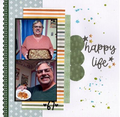 Happy Life - March 1st Challenge
Photos of sweet husband Brad on his recent birthday, February 2025.
Keywords: Cocoa Vanilla Studio