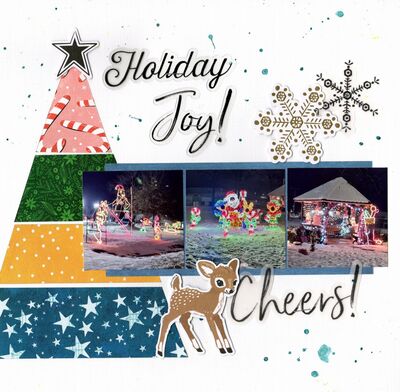 Holiday Joy! - December 27th Challenge
Photos of the lights at a nearby city park, December 2025.

Keywords: Vicki Boutin