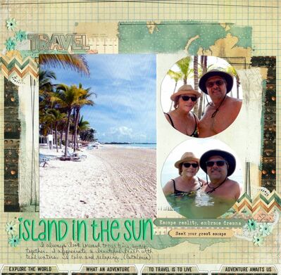 Island in the Sun - July 9th Challenge
Photos of DH and I at the Catalonia Resort, Mexico. (September 2024)

Keywords: 49 & Market