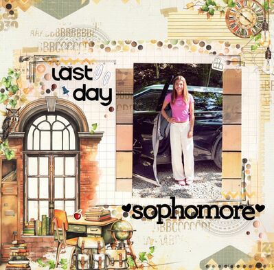 Last Day Sophomore - August 1st Challenge
Photo of sweet granddaughter Lucy on her last day as a Sophomore, June 2025.

Keywords: 49 & Market