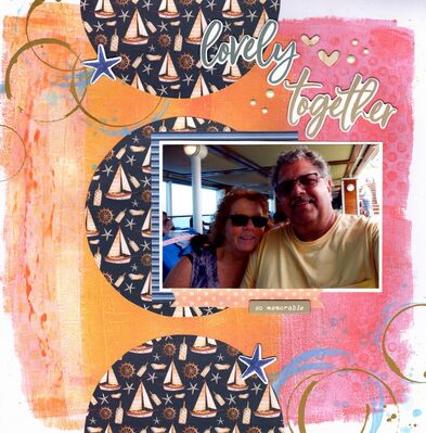 Lovely Together - August 16th Challenge
Photo of DH and I on a Sea Day on our Princess Cruise, May 2024.

Keywords: American Crafts