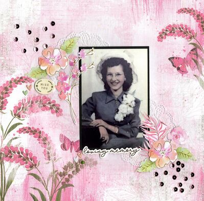 Loving Memory - March 28th Challenge
Photo of Mom on her wedding day. Love this photo of her.

Keywords: 49 & Market