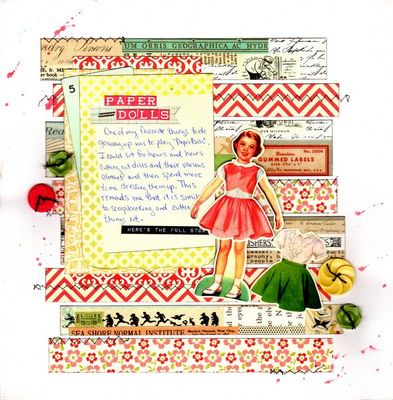 Paper Dolls - June 4th Challenge
A page for my BOM about how I always cut out and played with paper dolls growing up.

Keywords: October Afternoon