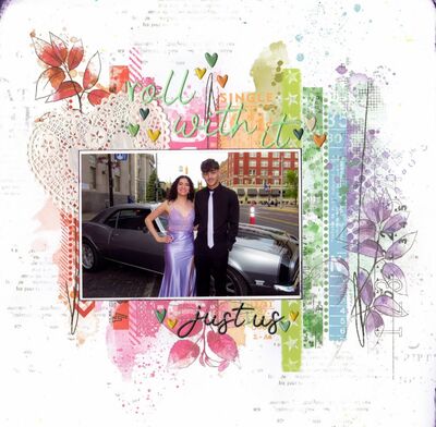 Roll With It - May 30th Challenge
Photo of sweet grandson Brady and his girlfriend Alana for his Sr. Prom, May 2025. Her Grandpa had a car at the car show near the Prom Venue. 

Keywords: 49 & Market