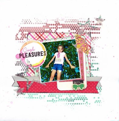 Simple Pleasures - April 17th Challenge
Photo of sweet little granddaughter Lucy, May 2019. 
Keywords: Simple Stories