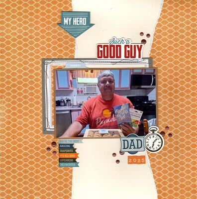 Such A Good Guy - June 20th Challenge
Photo of sweet DH Brad on Father's Day, June 2025.

Keywords: Pink Paislee