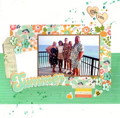 Summer - June 10th Challenge
Photo of daughter Michelle and her family at Destin, Fl. (June 2024)

Keywords: Simple Stories