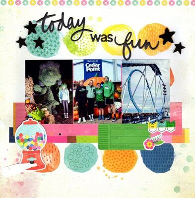 Today Was Fun - May 9th Challenge
Photos of sweet grandkids Lucy, Kellan, and Marcus at Cedar Point.

Keywords: American Crafts