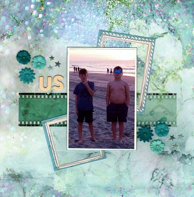 US - April 8th Challenge
Photo of sweet grandsons Evan and Travis at Myrtle Beach on their Spring Break for their older brother's baseball tournament, April 2024. 
Keywords: Asuka Studio