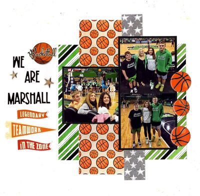 We Are Marshall - July 1st Challenge
Photos of daughter Michelle and her kids Kellan, Lucy, and Marcus at the Marshall Women's College Basketball Game, January 2024. 
Keywords: Carta Bella