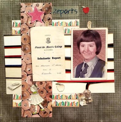 18th April sketch in the Library 
