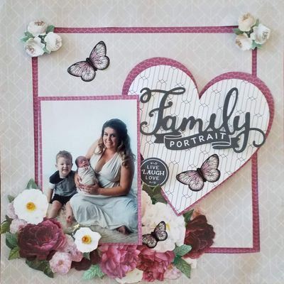 December Countdown  day 15 Family plus Heart
