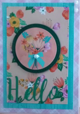 Monthly card challenge Easter or Spring themes
