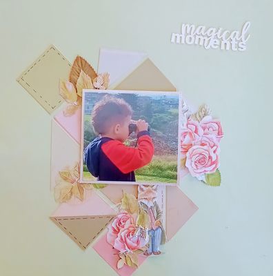 14 Monday Sketch plus something old mine are the leaves I have used in the clusters i purchase then in about 2017 
