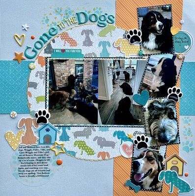 Gone to the Dogs
A page about my brother and sister-in-law's house, quite literally a dog house - they have four BIG dogs. Lots of fur, and you have to watch where you step...but lots of love for these fur babies!
