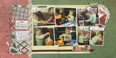 The Merriest of Days - Jan 18 challenge
Ribbon and sequins
