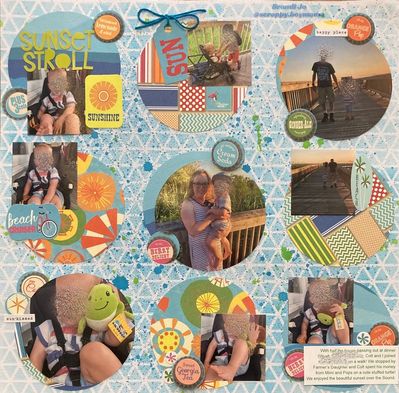 sunset stroll
April 22 challenge 
