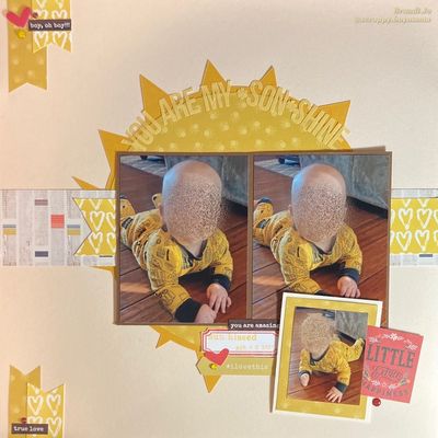 you are my son-shine 
March 13th challenge 
