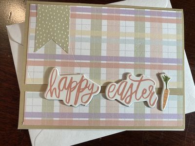 Happy easter
March card challenge 

