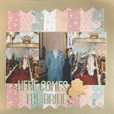 Here comes the bride 
Feb 17 challenge 
