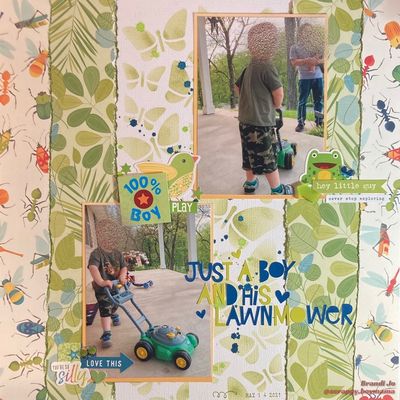 just a boy and his lawn mower
March 30th
