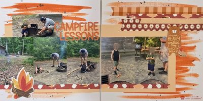 campfire lessons 
Sept 16 Fire challenge 
