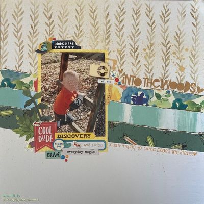 INTO THE WOODS 
April 14th challenge 
