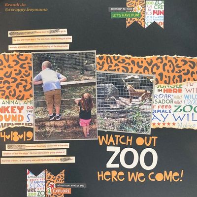 watch out zoo here we come 
February 18th challenge 
