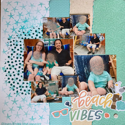 beach vibes 
Feb 6 challenge 
