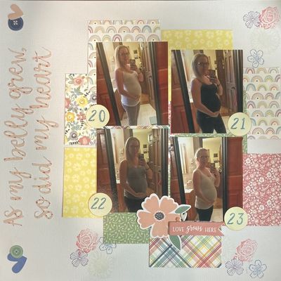 As my belly grew so did my heart
Feb 25th 
